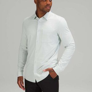 lululemon Commission Long Sleeve Button Down Shirt Mint | M